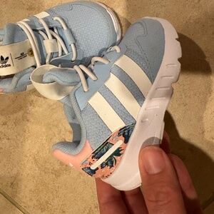 Adidas orignal tropical print toddler shoes